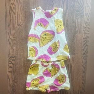 Kids Fruit Print Pajamas